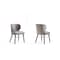 Manhattan Comfort Modern Strine Dining Chair Upholstered in Velvet and Leatherette-Set of 2 2-DC045-DT - alternate 5